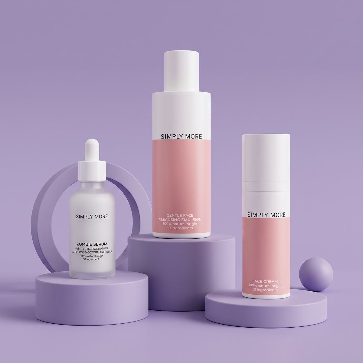 Reiniger + Gezichtscrème + Zombie Serum